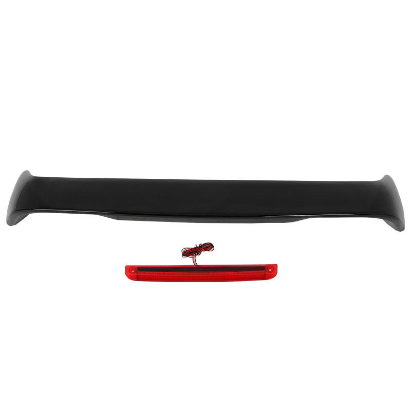 Rear Trunk Spoiler for Honda Civic Coupe 1996-2000 ABS w/ LED Light
