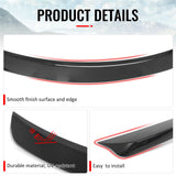 2012-2017 Hyundai Accent Sedan 4-Door Gloss Black Trunk Spoiler ABS
