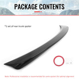 2012-2017 Hyundai Accent Sedan 4-Door Gloss Black Trunk Spoiler ABS