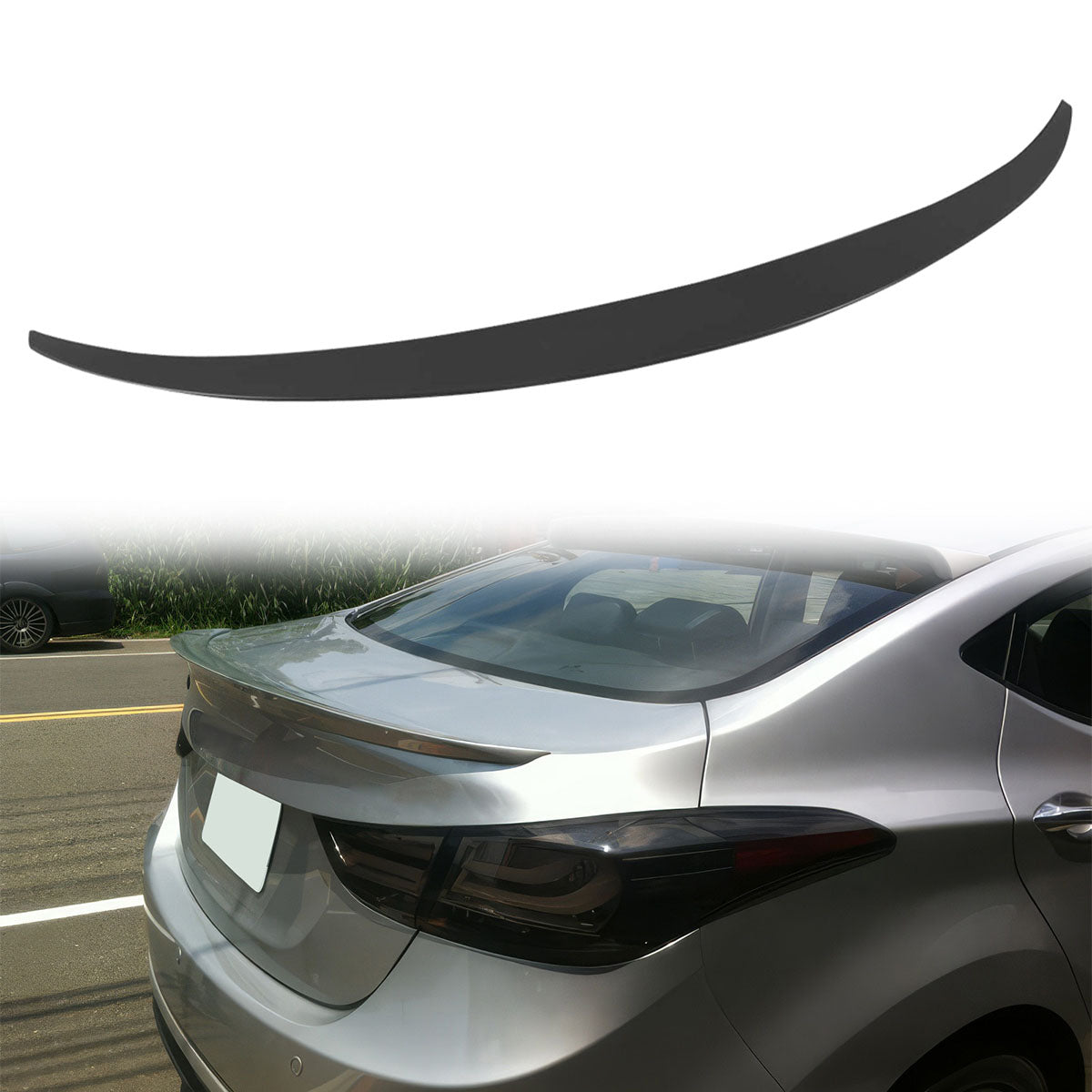 Trunk Spoiler Wing for Hyundai Elantra 2011-2015 Euro Style Painted
