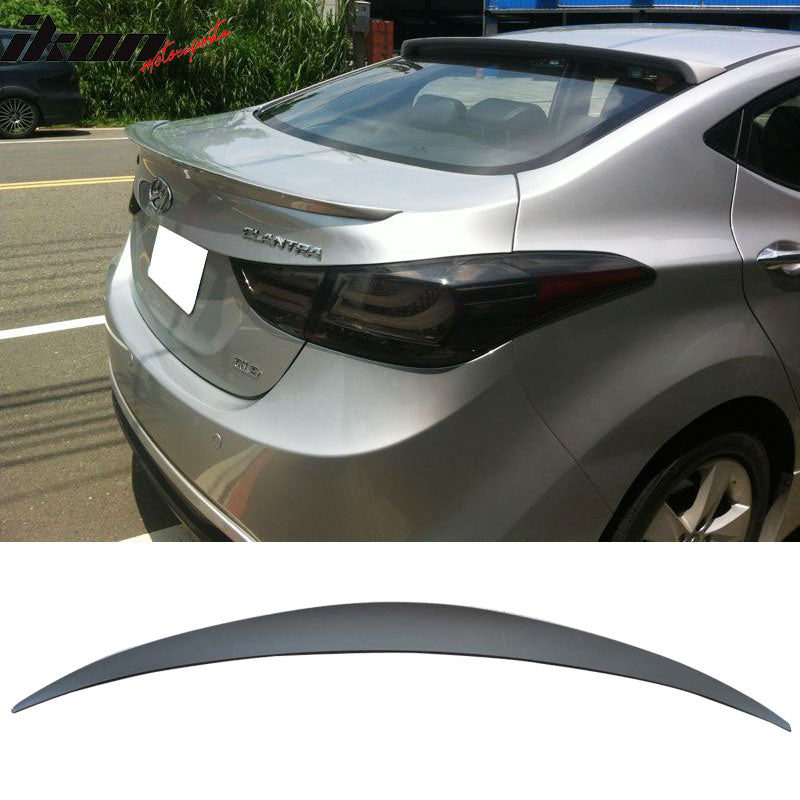 Trunk Spoiler Wing for Hyundai Elantra 2011-2015 Euro Style Painted