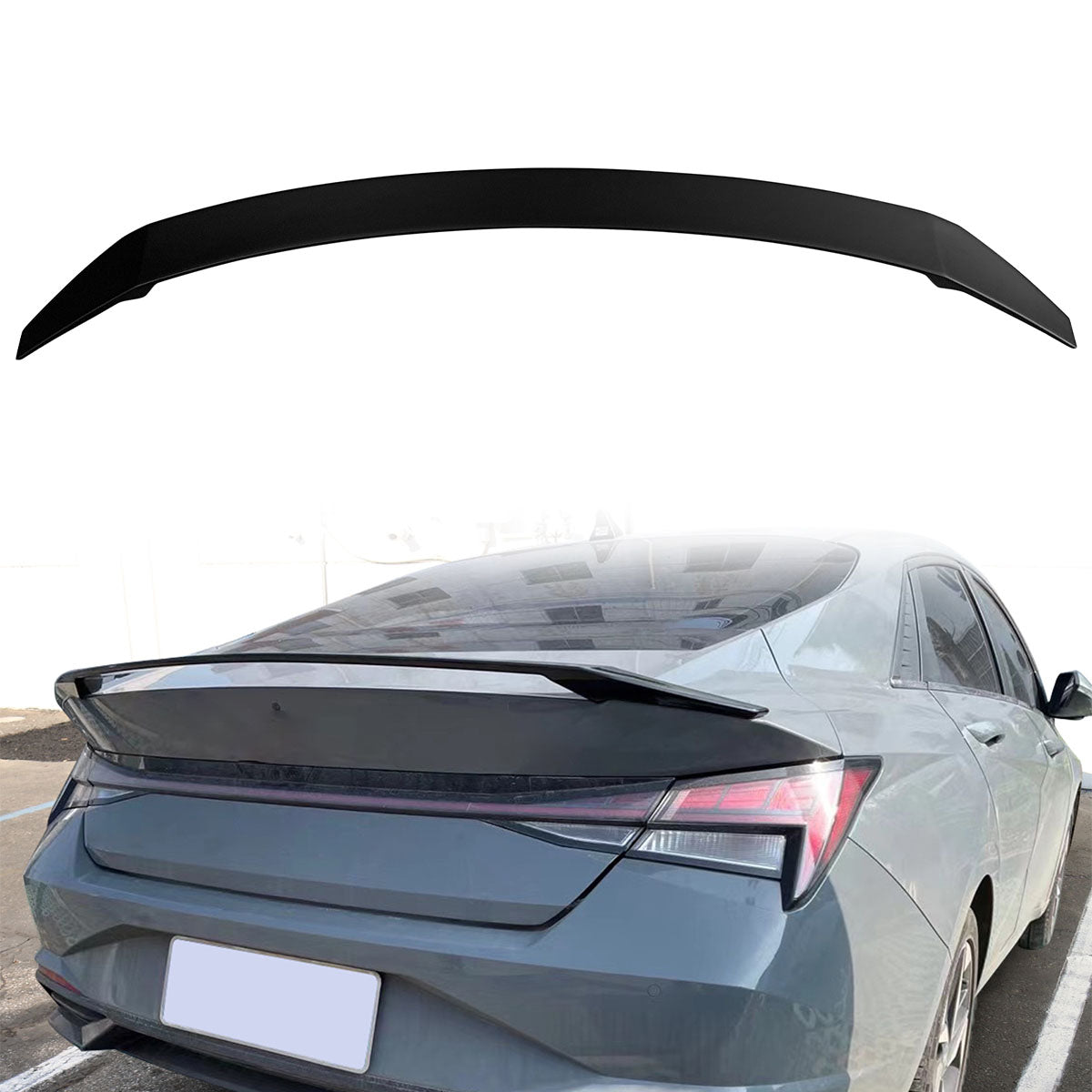 2021-2024 Hyundai Elantra Sedan Rear Trunk Spoiler Wing ABS