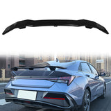 2021-2025 Hyundai Elantra N Style Gloss Black Trunk Spoiler Wing ABS