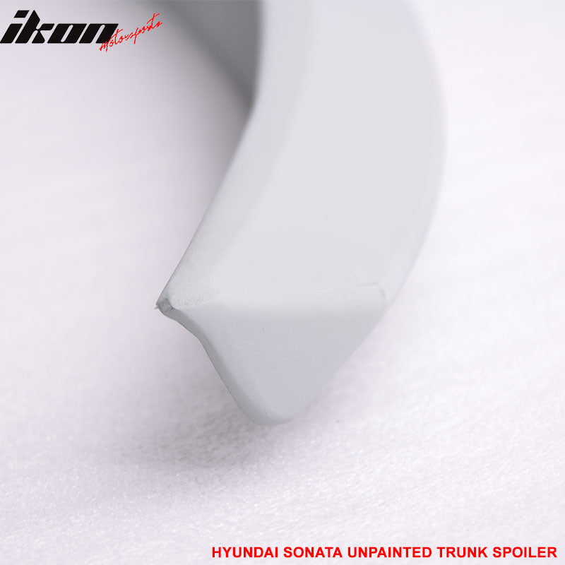 2011-2014 Hyundai Sonata Unpainted Rear Spoiler Wing - ABS
