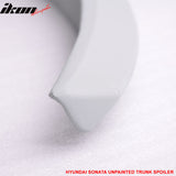 2011-2014 Hyundai Sonata Unpainted Rear Spoiler Wing - ABS