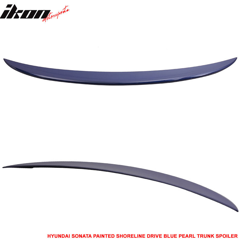 2015-2017 Hyundai Sonata OE Style Trunk Spoiler Wing Painted ABS