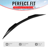 Trunk Spoiler for INFINITI G37 2008-2013 & Q60 2014-2015 Coupe PSM Style Carbon Fiber Print ABS