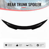 Trunk Spoiler for INFINITI G37 2008-2013 & Q60 2014-2015 Coupe PSM Style Gloss Black ABS