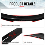 Trunk Spoiler for Infiniti G37 G25 Q40 Sedan 2009-2015 PSM Style Gloss Black ABS