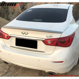 2014-2024 Infiniti Q50 Sedan Trunk Aero Spoiler #KH3 Black Obsidian