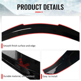 2017-2022 INFINITI Q60 PSM Style Rear Trunk Spoiler Gloss Black ABS