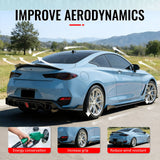 2017-2022 INFINITI Q60 PSM Style Rear Trunk Spoiler Gloss Black ABS