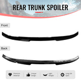 2025-2026 Kia K4 IKON Style Gloss Black Rear Trunk Spoiler Wing ABS