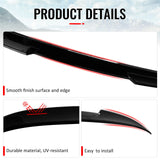 2025-2026 Kia K4 IKON Style Gloss Black Rear Trunk Spoiler Wing ABS