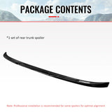 2025-2026 Kia K4 IKON Style Gloss Black Rear Trunk Spoiler Wing ABS