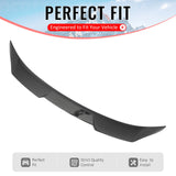2021-2024 Kia K5 IKON Style Carbon Fiber Print Trunk Spoiler Wing ABS