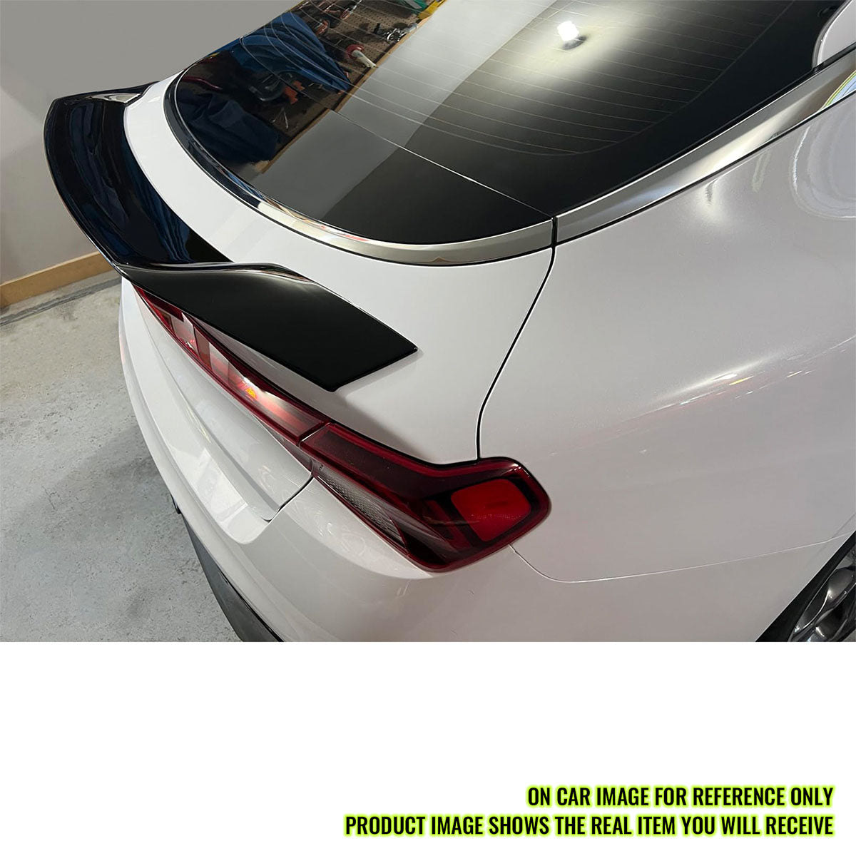2021-2024 Kia K5 Sedan R Style Carbon Fiber Print Trunk Spoiler ABS