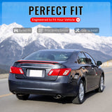 2007-2012 Lexus ES350 XV40 Rear Trunk Boot Deck Lid Spoiler Wing Lip IKON Style Gloss Black ABS Plastic
