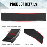 2007-2012 Lexus ES350 XV40 Rear Trunk Boot Deck Lid Spoiler Wing Lip IKON Style Gloss Black ABS Plastic