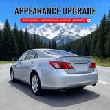 2007-2012 Lexus ES350 XV40 Rear Trunk Boot Deck Lid Spoiler Wing Lip IKON Style Gloss Black ABS Plastic