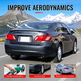 2007-2012 Lexus ES350 XV40 Rear Trunk Boot Deck Lid Spoiler Wing Lip IKON Style Gloss Black ABS Plastic