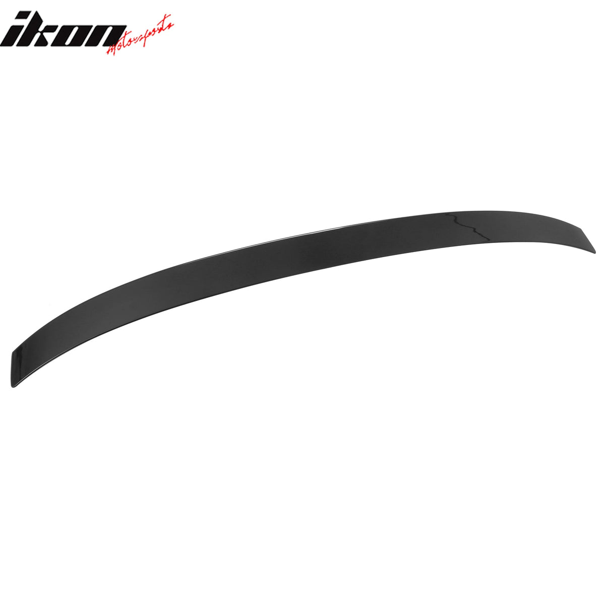 2007-2012 Lexus ES350 XV40 Rear Trunk Boot Deck Lid Spoiler Wing Lip IKON Style Gloss Black ABS Plastic