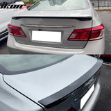 2007-2012 Lexus ES350 XV40 Rear Trunk Boot Deck Lid Spoiler Wing Lip IKON Style Gloss Black ABS Plastic