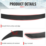 2013-2018 Lexus ES300h ES350 XV60 Rear Trunk Boot Deck Lid Spoiler Wing Lip OE Style Gloss Black ABS Plastic