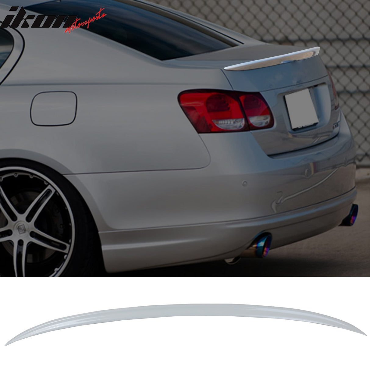 2006-2011 Lexus GS350 GS450  Trunk Lid Spoiler ABS
