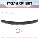 2013-2020 Lexus GS350 GS300 GS450h GS200t GS F Duckbill Style Duckbill Trunk Spoiler Matte Black ABS