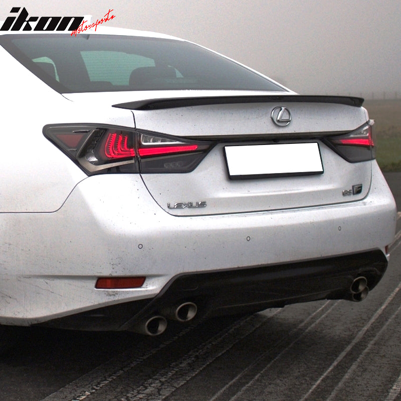 2013-2020 Lexus GS350 F Sport Sedan  Painted Trunk Spoiler ABS
