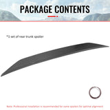 2001-2005 Lexus IS300 Sedan JDM Duckbill Trunk Spoiler Wing Carbon Fiber Print ABS