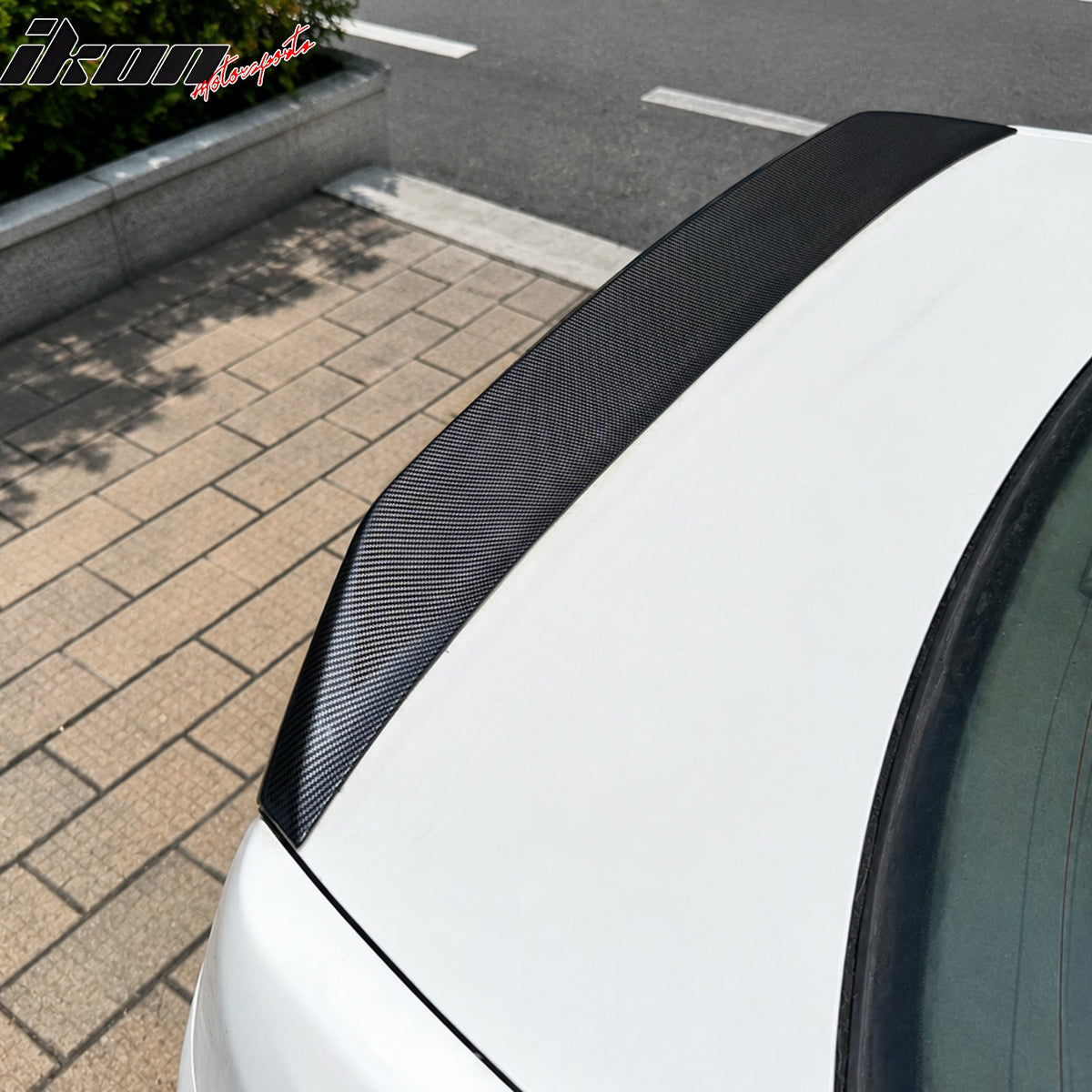 2001-2005 Lexus IS300 Sedan JDM Duckbill Trunk Spoiler Wing Carbon Fiber Print ABS