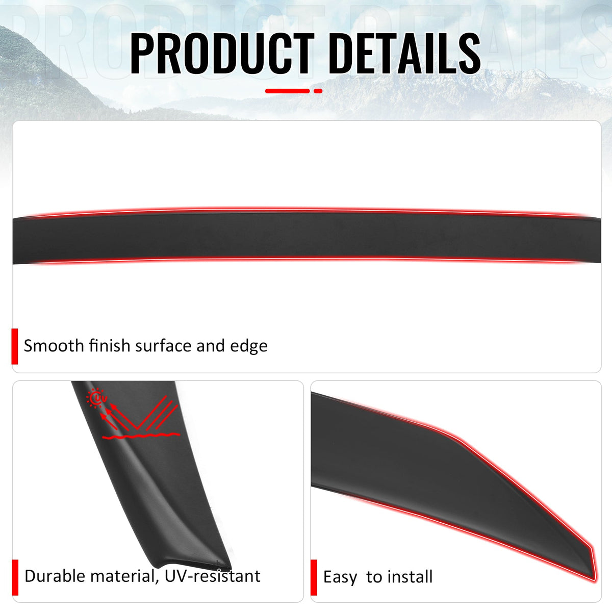 2001-2005 Lexus IS300 Sedan JDM Duckbill Trunk Spoiler Wing Primer Black ABS
