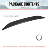 2001-2005 Lexus IS300 Sedan JDM Duckbill Trunk Spoiler Wing Primer Black ABS