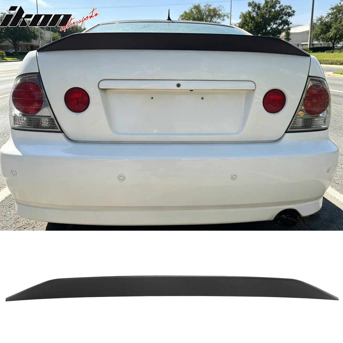 2001-2005 Lexus IS300 Sedan JDM Duckbill Trunk Spoiler Wing Primer Black ABS