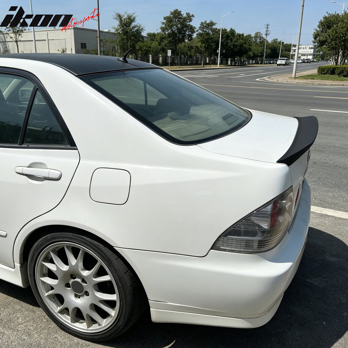 2001-2005 Lexus IS300 Sedan JDM Duckbill Trunk Spoiler Wing Primer Black ABS
