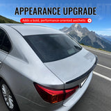2006-2013 Lexus IS250/IS350 XE20 & 2008-2013 IS F Sedan 4-Door Rear Trunk Deck Lid Spoiler Wing Lip OE Style Gloss Black ABS Plastic