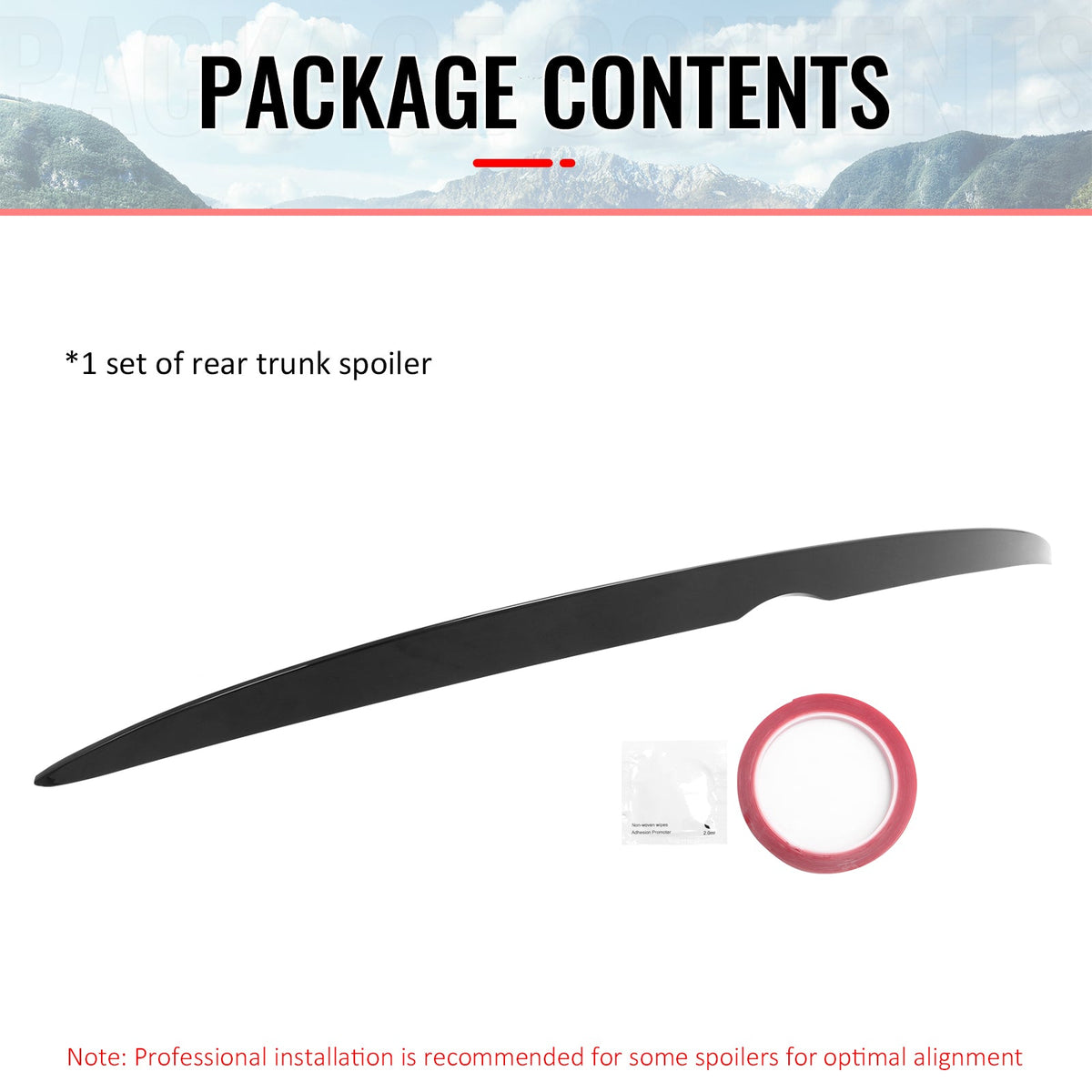 2006-2013 Lexus IS250/IS350 XE20 & 2008-2013 IS F Sedan 4-Door Rear Trunk Deck Lid Spoiler Wing Lip OE Style Gloss Black ABS Plastic