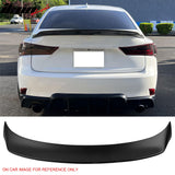 Trunk Spoiler for Lexus IS200t IS250 IS300 IS350 Sedan 2014-2020 AR Style Matte Black ABS