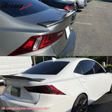 Trunk Spoiler for Lexus IS200t IS250 IS300 IS350 Sedan 2014-2020 AR Style Carbon Fiber Print ABS