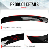 Trunk Spoiler for Lexus IS200t IS250 IS300 IS350 Sedan 2014-2020 AR Style Gloss Black ABS
