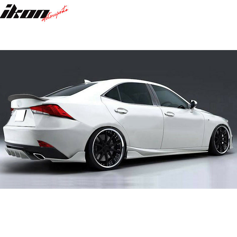 2014-2020 Lexus IS250 IS300 IS350 Type A Painted #077 Trunk Spoiler