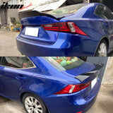 Trunk Spoiler for Lexus IS200t IS250 IS300 IS350 Sedan 2014-2020 R Style Gloss Black ABS