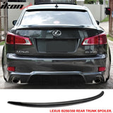 Fits 06-13 Lexus Is250 Type Sport PU Roof Spoiler + Trunk Spoiler