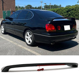 Trunk Spoiler for Lexus GS300 1998-2005 & IS300 2001-2005 Gloss Black with LED