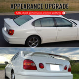 1998-2005 Lexus GS300 & 01-05 IS300 Painted #White Trunk Spoiler W/LED