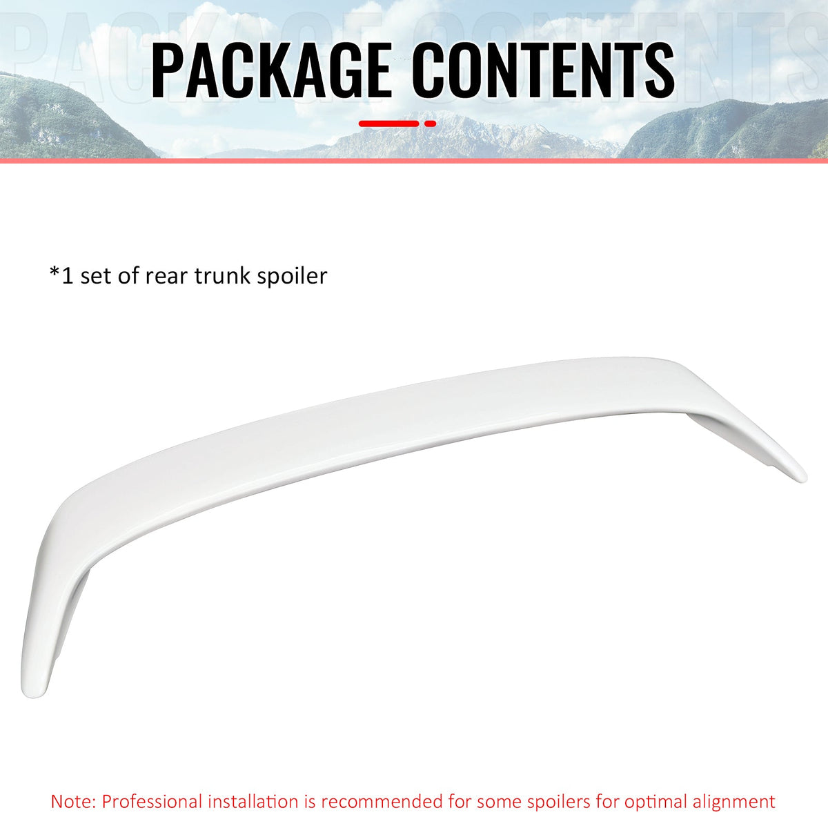 1998-2005 Lexus GS300 & 01-05 IS300 Painted #White Trunk Spoiler W/LED