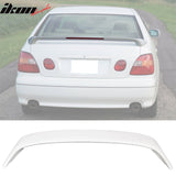 1998-2005 Lexus GS300 & 01-05 IS300 Painted #White Trunk Spoiler W/LED
