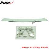 2003-2009 Mazda 3 Sedan Black Window Visor Roof Spoiler Lip Wing ABS